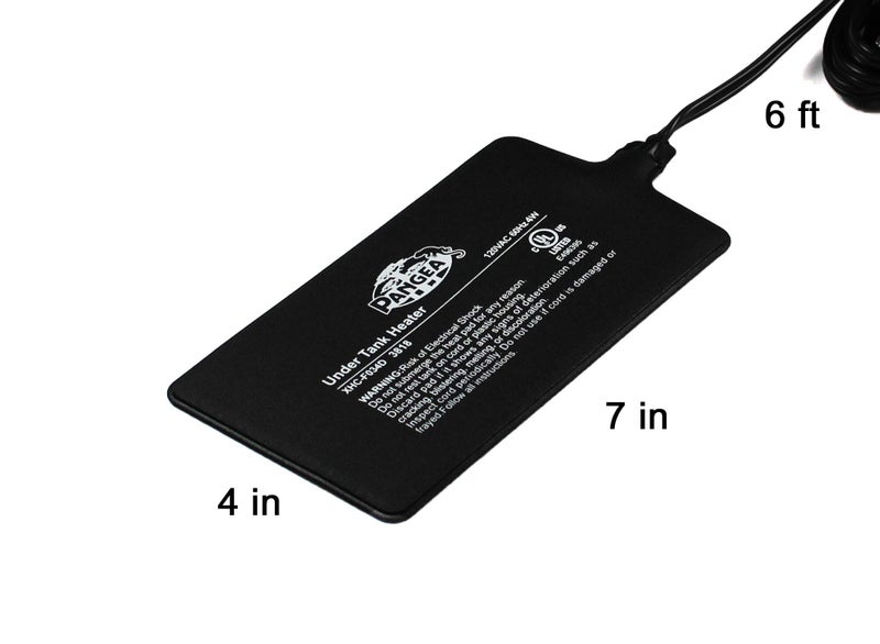 Pangea Reptile Heat Mat (Small, 4x7, 1-5 gal), Black (UTH4x7) - Image 2